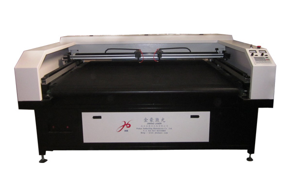 全自动双头柔性面料、皮革激光切割机(JHX-180100)